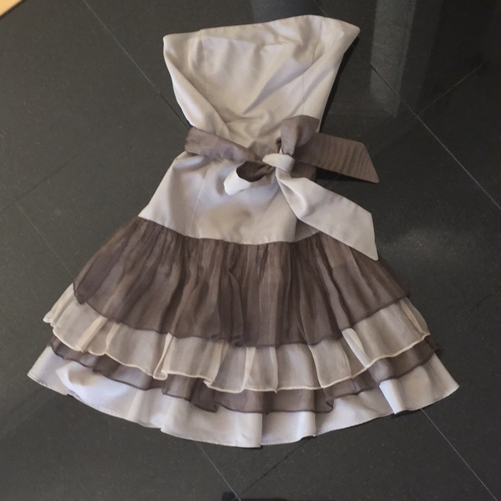 Zara strapless dress